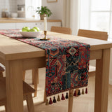 Kilim Table Runner with Tassels 