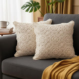 Crochet Pillow Cover 45X45, Lace Cushion Cover