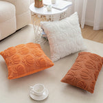 Pumpkin Wool Throw Pillow