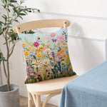 Flower Pattern Pillow Cover