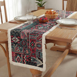 Woven Kilim Table Runner with Fringe 