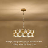 Modern Flower Elegant Glass Chandelier 