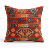 Kilim Pillow Cover Boho Tribal Cushion