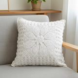 Crochet Pillow Cover 45X45, Lace Cushion Cover