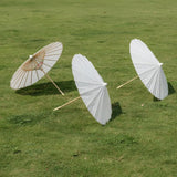 White Paper Wedding Umbrella Guest Parasol
