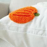 Pumpkin Embroidered Throw Pillow