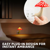 Mushroom Night Light Plug in 
