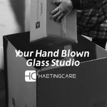Hand Blown Glass Vase with Unique Design, Clear Glass Vase with Handles in Purse Shape for Decor, Good for Floral Arrangement, Centerpiece & Home Decor_Short