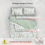 Floral Print Duvet Cover Set