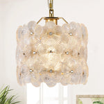 Modern Flower Elegant Glass Chandelier 