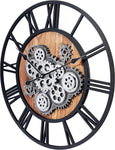 23 Inch Gear Steampunk Clock with Moving Gears