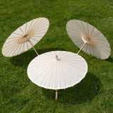 White Paper Wedding Umbrella Guest Parasol