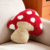 Mushroom Shaped Throw Pillow