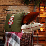 Nutcracker Embroidered Throw Pillow Covers