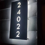 Custom House Number Sign