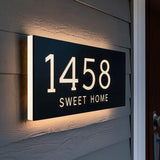 Custom House Number Sign