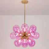 Glass Bubble Lamp Chandelier