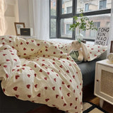 Red Heart Bedding Set