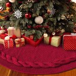 Christmas Tree Skirt Knitted