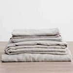 3PCS Washed Linen Sheet Set