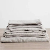 3PCS Washed Linen Sheet Set