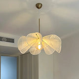 Wabi Sabi Fabric Flower Petal Pendant Light