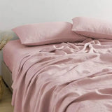 3PCS Washed Linen Sheet Set