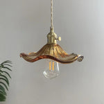 Flower Glass Pendant Light Fixtures