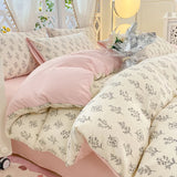 Pink Flower Duvet Cover Sets