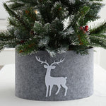 Grey Christmas Tree Skirt