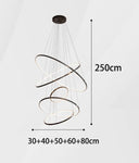 Modern living room chandeliers