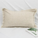 Linen Cushion Covers with Tassels