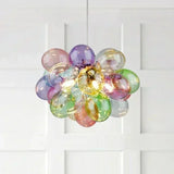 Colored Glass Ball Bubble Chandelier