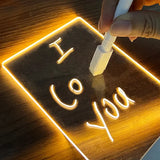 Creative LED Note Board Night Light