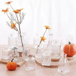 Glass Bud Vase Set 3-pcs