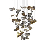 Glass Leaf Chandeliers