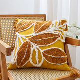 Fall Leaves Tufted Cushion Cover 45x45