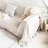 Linen Sofa Cover