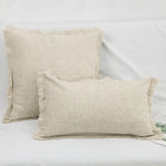 Linen Cushion Covers with Tassels