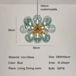 Glass Bubble Lamp Chandelier