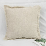 Linen Cushion Covers with Tassels