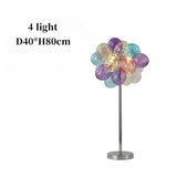 Colored Glass Ball Bubble Chandelier