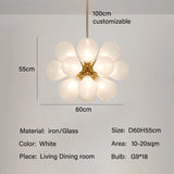 Glass Bubble Lamp Chandelier