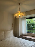 Wabi Sabi Fabric Flower Petal Pendant Light