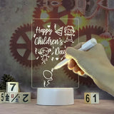 Creative LED Note Board Night Light