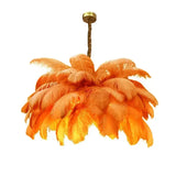 Ostrich Feather Chandelier