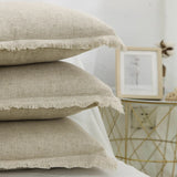 Linen Cushion Covers with Tassels