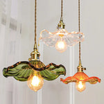 Flower Glass Pendant Light Fixtures