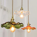 Flower Glass Pendant Light Fixtures