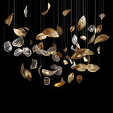 Glass Leaf Chandeliers